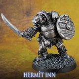 Znouts(Pig faced Orcs) Complete Set(5) : HERMIT INN Unpainted kit Non-scale HF03