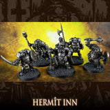 Znouts(Pig faced Orcs) Complete Set(5) : HERMIT INN Unpainted kit Non-scale HF03