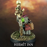 Goblin Shaman w/ Staff & Wand : HERMIT INN Unpainted kit Non-scale HM003