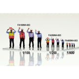 [FA100NH-003] 1:100 Ground Handling Staff 4pc set : Hakoniwa Giken - Completed 786568