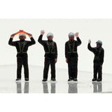 [FA200JL-003] 1:200 Ground Handling Staff 4pc set : Hakoniwa Giken - Completed 786667