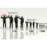 [FA200JL-003] 1:200 Ground Handling Staff 4pc set : Hakoniwa Giken - Completed 786667