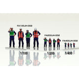 [FA400JH-002] 1:400 Ground Handling Staff 4pc set : Hakoniwa Giken - Completed 786735