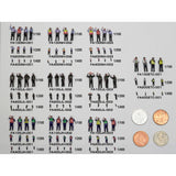 [FA400JL-001] 1:400 Ground Handling Staff 4pc set : Hakoniwa Giken - Completed 786612
