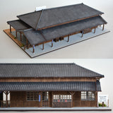 No.4 Standard Station Building : Takumi Diorama Craft House - Painted Complete HO (1:80) 1021