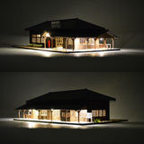 No.4 Standard Station Building : Takumi Diorama Craft House - Painted Complete HO (1:80) 1021