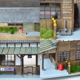 Medium Wooden Railway Station Toyofuku Station : Takumi Diorama Craft House Finished product HO(1:80) 1025