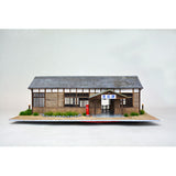 Medium Wooden Railway Station Toyofuku Station : Takumi Diorama Craft House Finished product HO(1:80) 1025