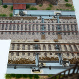 Signal Station and Iron Pipe Conductor : Takumi Diorama Craft House - Painted Complete HO (1:80) 1035