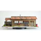 Toreiin : Tsumesho with Well - Corrugated Roof Type : Takumi Diorama Craft House - Finished product HO(1:80) 1037