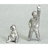 O Gauge Figure Children A : Pair Hands (Morita) Unpainted Kit 1:45 Scale No.913