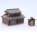 2-story house (both north and south entrances) E : Miniature Kobo Kit N (1:150) PKNS1005E1