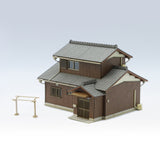 2-story house (both north and south entrances) E : Miniature Kobo Kit N (1:150) PKNS1005E1