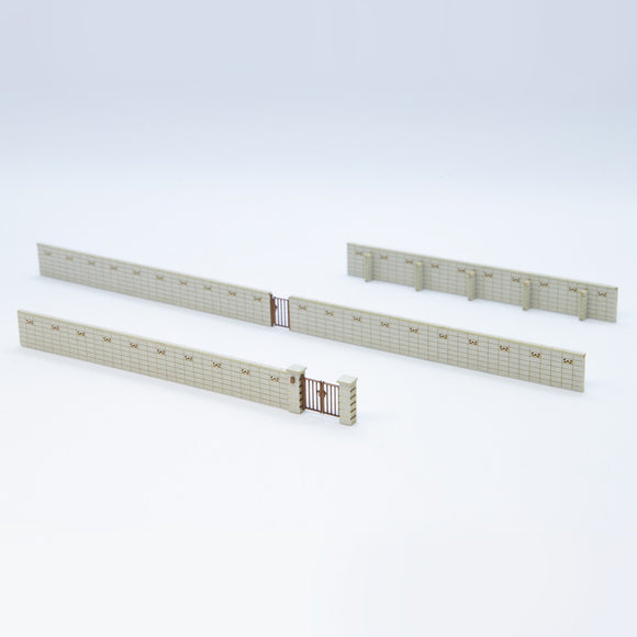 Block wall & gate A : Miniature Kobo Kit N (1:150) PKNS1019A1