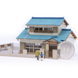 Block wall & gate B : Miniature Kobo Kit N (1:150) PKNS1019B1