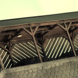 Thick Floor Type Coal Feeder & Water Column : Kobo-Nanarokuni Finished product model 1:80(HO) 1036