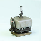 Kiso Forest Railway Tajima Type Gasoline Metering Car (Silver Tank/Black Carriage) : Kobo-Nanarokuni Finished product 1:87(HO) 1039
