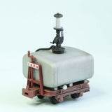 木曾森林铁道但马式汽油计量车（银罐/红车）：工房七国 成品 1:87(HO) 1041