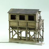 Light Mining Hopper and Filling Station : Kobo NANA ROKUNI 成品 1:87(HO) 1043