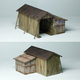 Small Light Rail Locomotive (Hard Weathering Finish) : Kobo-Nanarokuni Finished product set HO (1:87) 1051