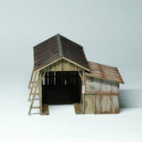 Small Light Rail Locomotive (Hard Weathering Finish) : Kobo-Nanarokuni Finished product set HO (1:87) 1051