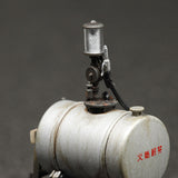 木曾森林铁路型圆形汽油计量车ver.2016（银罐/黑色马车）：工房-七国成品1:87（HO）1058