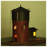 Torre de agua de ladrillo 1:87 con cámara de calefacción: Kobo NANA ROKUNI modelo de producto terminado 1:87 (HO) 1067