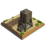 方形水箱（木/木）迷你展示架：Kobo-Nanarokuni，涂漆并准备组装 1:87 2001