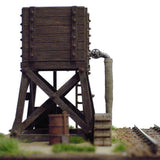 方形水箱（木/木）迷你展示架：Kobo-Nanarokuni，涂漆并准备组装 1:87 2001