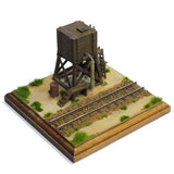 方形水箱（木/木）迷你展示架：Kobo-Nanarokuni，涂漆并准备组装 1:87 2001