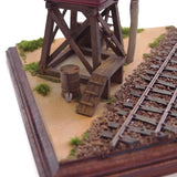 方形水箱（铁/木） 迷你展示架 : Kobo-Nanarokuni，涂漆，完成 1:87 2002