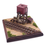 方形水箱（铁/木） 迷你展示架 : Kobo-Nanarokuni，涂漆，完成 1:87 2002