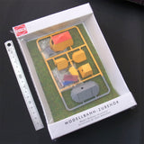 Campsite set (camping tent, table, chairs, rubber boat etc.): Bush kit HO(1:87) 6026