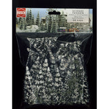 20 棵被雪覆盖的冷杉树 6-13.5 厘米：灌木，成品，无比例 6466