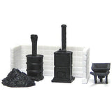 Incinerator (Small): YSK Unpainted Kit N (1:150) Part No. 213