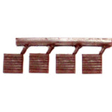 Wooden pallet (small) brown : YSK Unpainted kit N(1:150) Part No.464