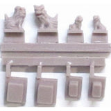Komainu Set: YSK Unpainted Kit N (1:150) Item No. 477