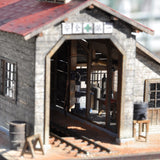Single-track Locomotive Depot] : Toshio Itoh Pre-painted 1:87