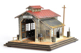 Single-track Locomotive Depot] : Toshio Itoh Pre-painted 1:87