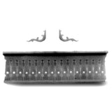 Wooden Handrail Porch Rail : Grantline Unpainted Kit (Parts) HO(1:87) 5034