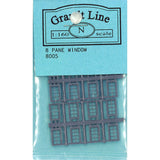 Western style window frame: Grant Line unpainted kit (parts) N(1:160) 8005