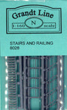 Staircase : Grant Line unpainted kit (parts) N(1:160) 8028