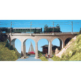 Stone Curved Bridge (for single line): Unpainted Kit N(1:150) 37665