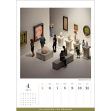 MINIATURE LIFE CALENDAR 2026 (Japanese domestic edition / Japanese national holidays available / work names in Japanese) : MINIATURE LIFE (HS=4910.00)