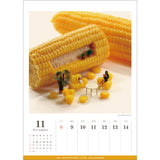 MINIATURE LIFE CALENDAR 2026 (Japanese domestic edition / Japanese national holidays available / work names in Japanese) : MINIATURE LIFE (HS=4910.00)