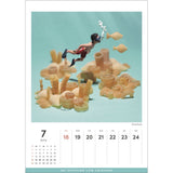 MINIATURE LIFE CALENDAR 2027 (International Edition / No Holiday Markings / Artwork Titles in English)