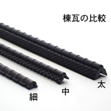 Japanese Roof Tile Parts - Ridge Tile (middle) 2pcs : Sakatsu Kit HO(1:87) 1904