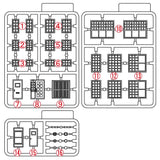 [Model] Door and Window (Old Style) Note: Kobaru Equivalent: Sakatsuo Unpainted Kit N(1:150) 3731
