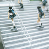 [Model] Handrail of stairs (30 degrees) Note: Kobaru Equivalent: Sakatsu Unpainted Kit N(1:150) 3820