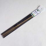 黄铜半圆线（Kou-round），底座 2.5 毫米，高度 1.25 毫米：Sakatsuu 材料无刻度 4618